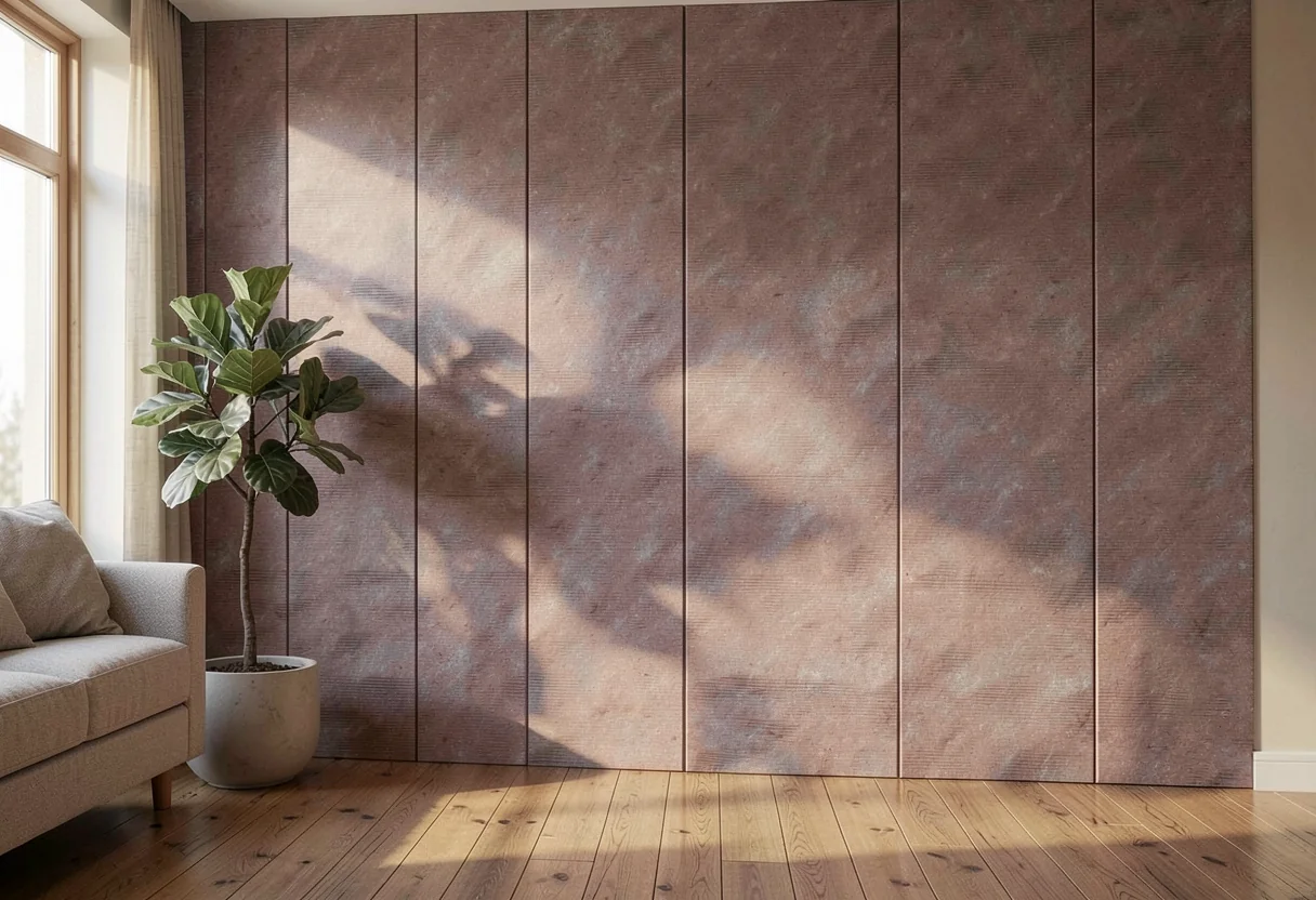3D-панель FOMI-3D-PANEL-MULTI-COLOR-RUST в интерьере
