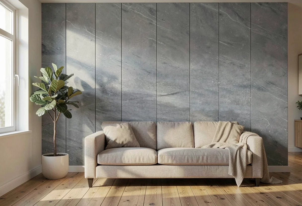 Косой скол FOMI-OBLIQUE-MUSHROOM-STONE-NILE-DARK-GREY в интерьере