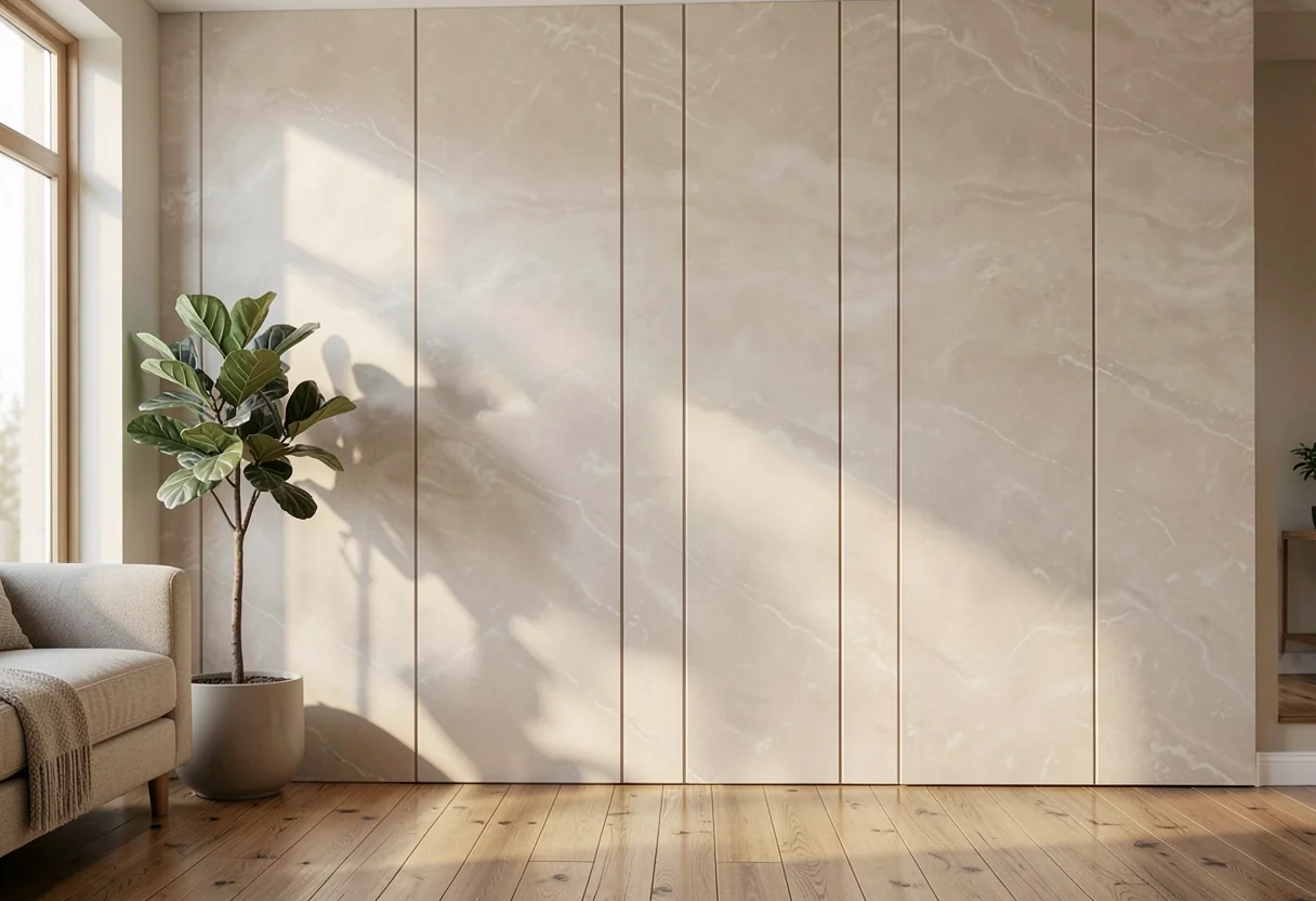 Мрамор FOMI-MARBLE-ANDES-LIGHT-BROWN в интерьере