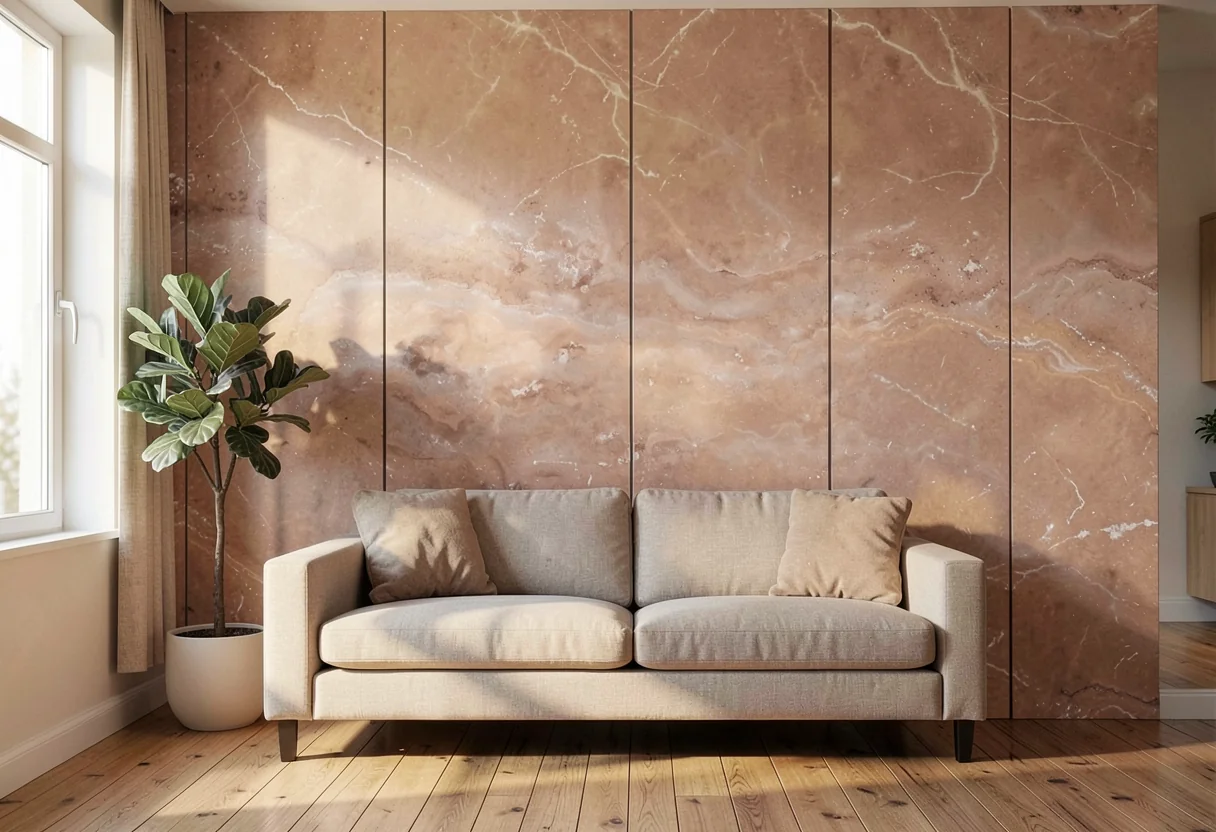 Мрамор FOMI-MARBLE-ANDES-RED в интерьере