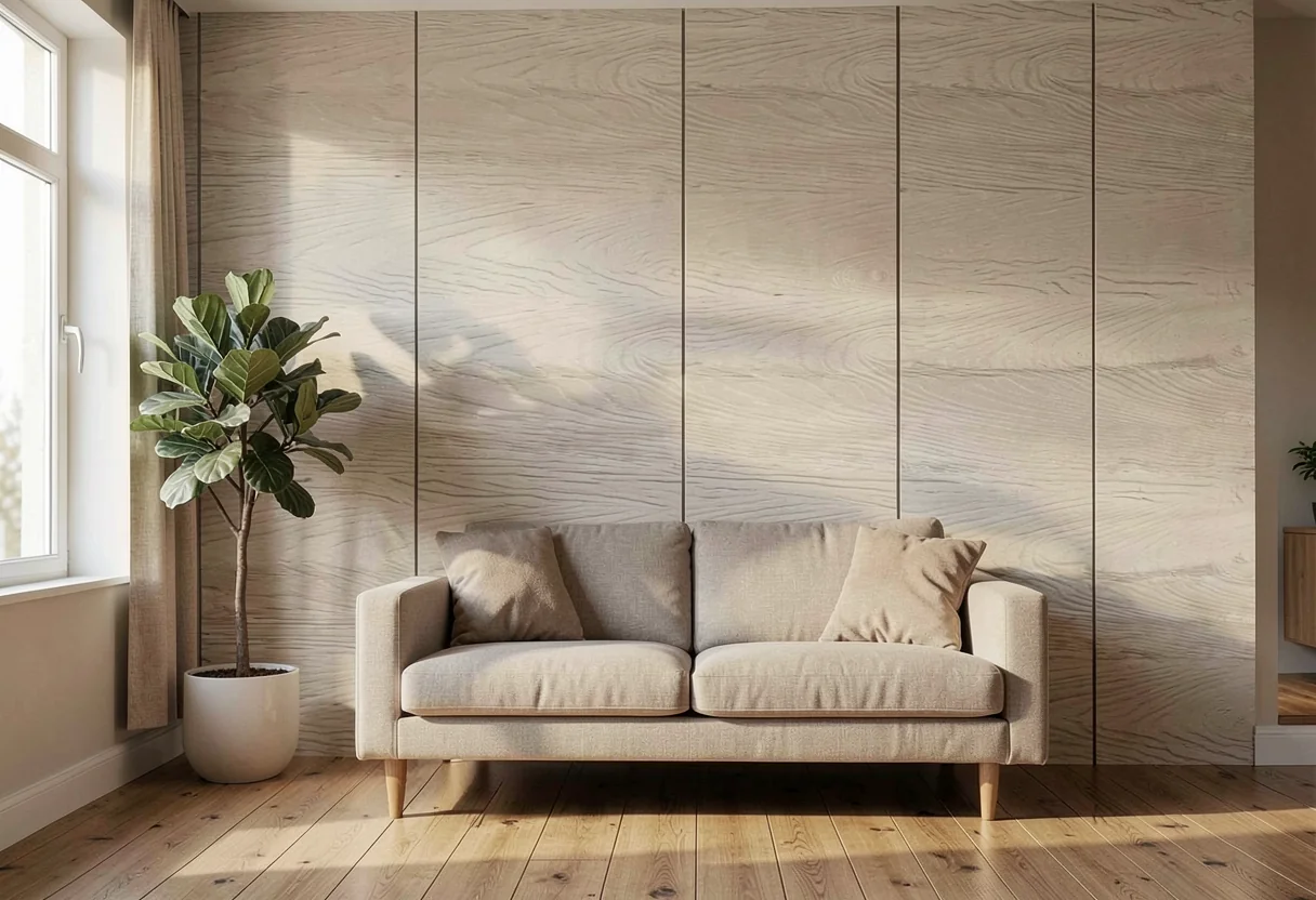 Натуральное дерево FOMI-ORIGINAL-WOOD-LAYERED-ROCK в интерьере