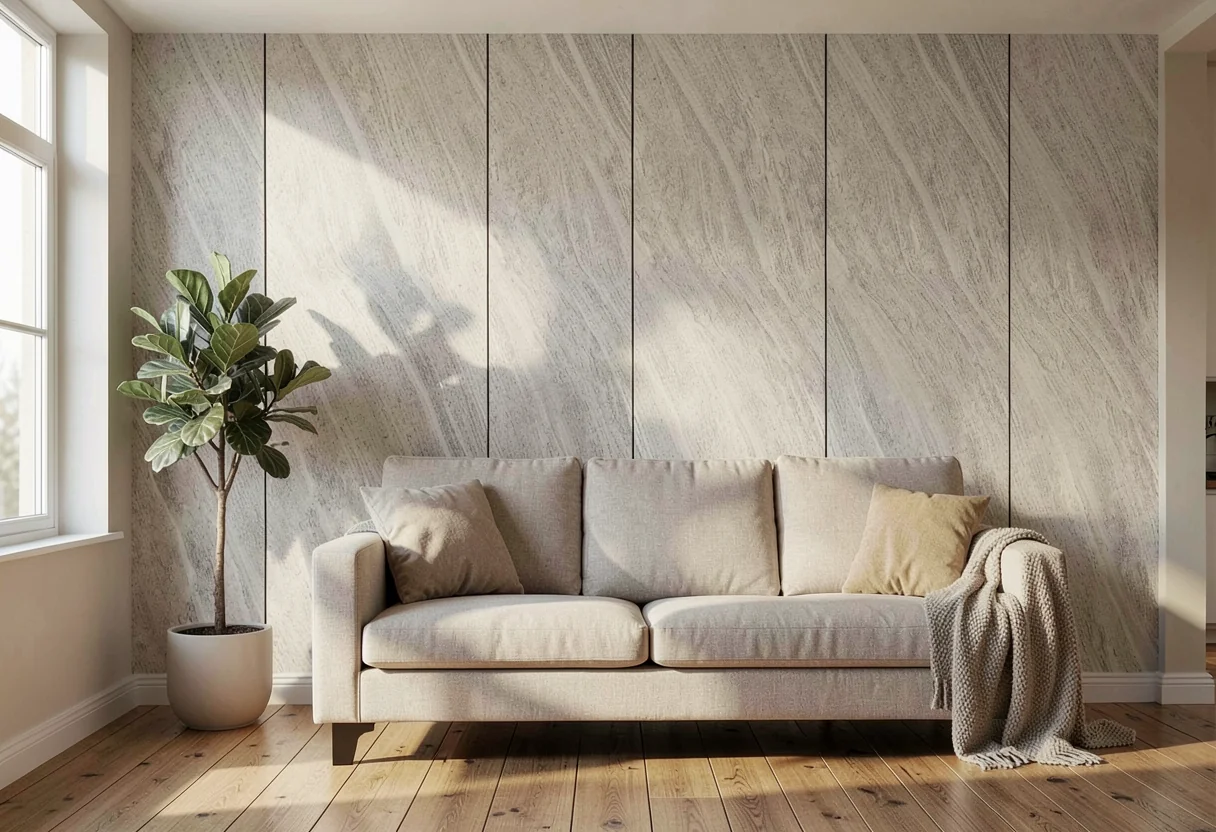 Океанический травертин FOMI-OCEANIC-TRAVERTINE-LIGHT-CLOUD-GREY-2 в интерьере