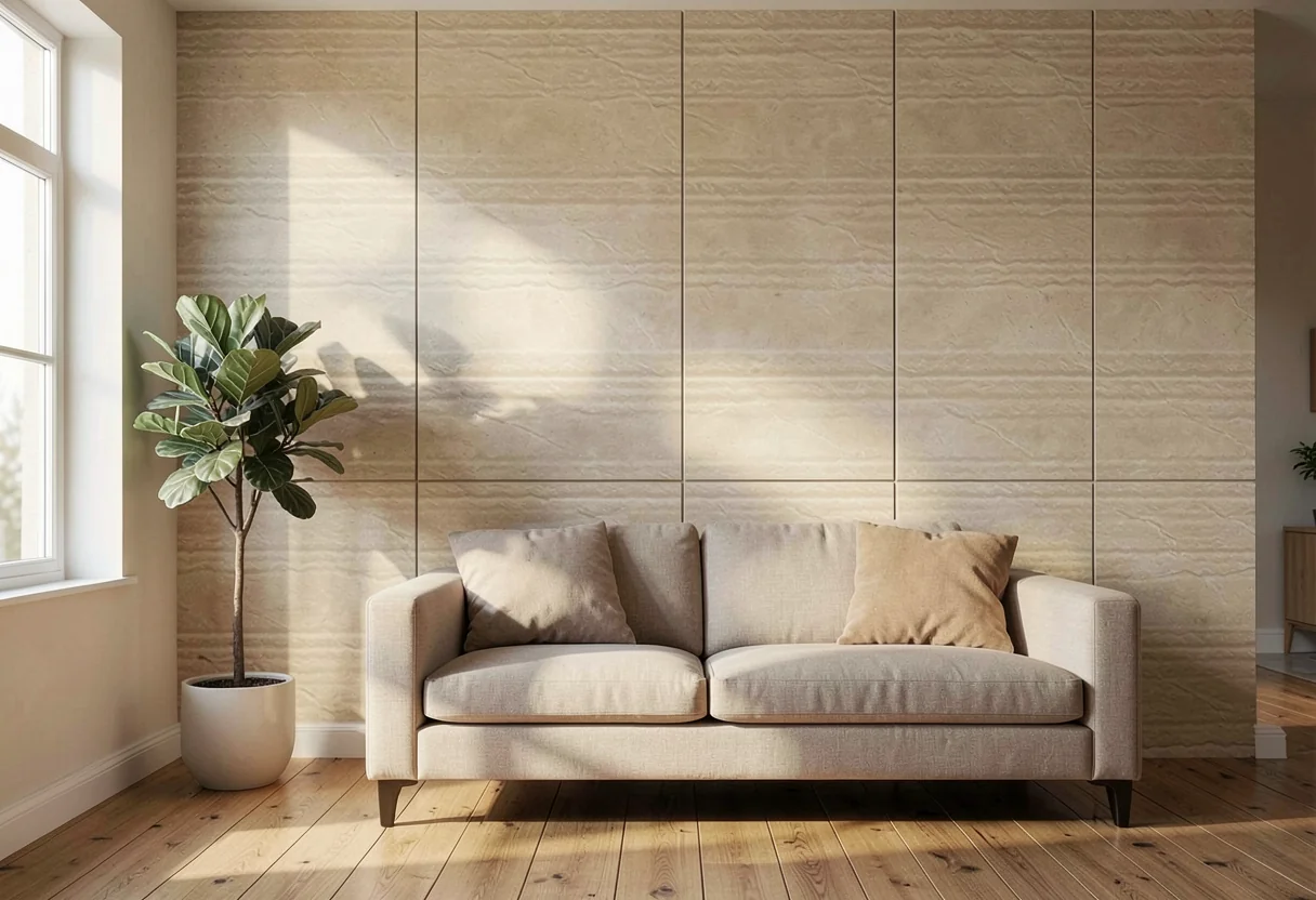 Оман FOMI-OMAN-LINEAR-STONE-ANDES-YELLOW в интерьере