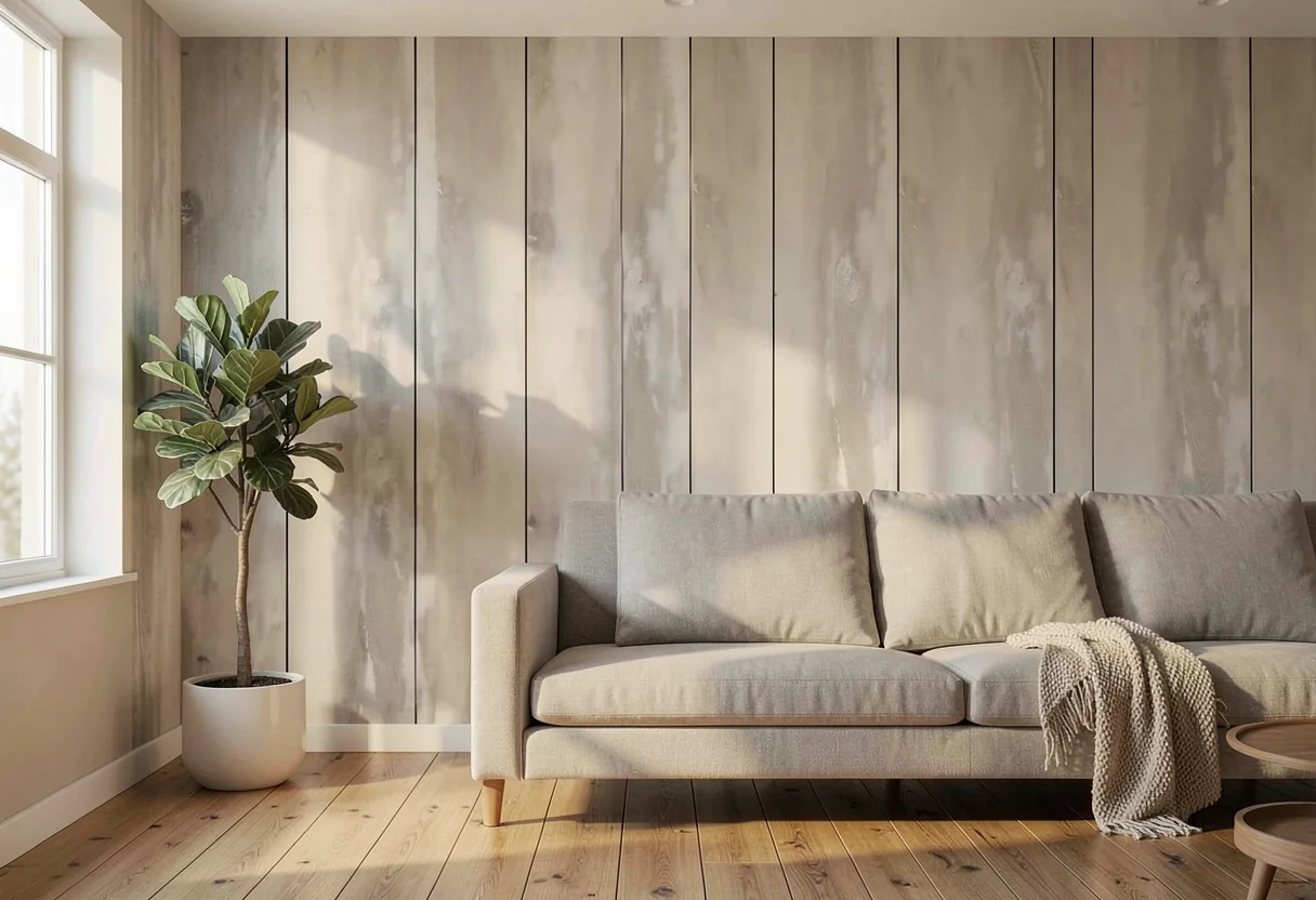 Полированное дерево FOMI-POLISHED-WOOD-PERTH-GREY в интерьере