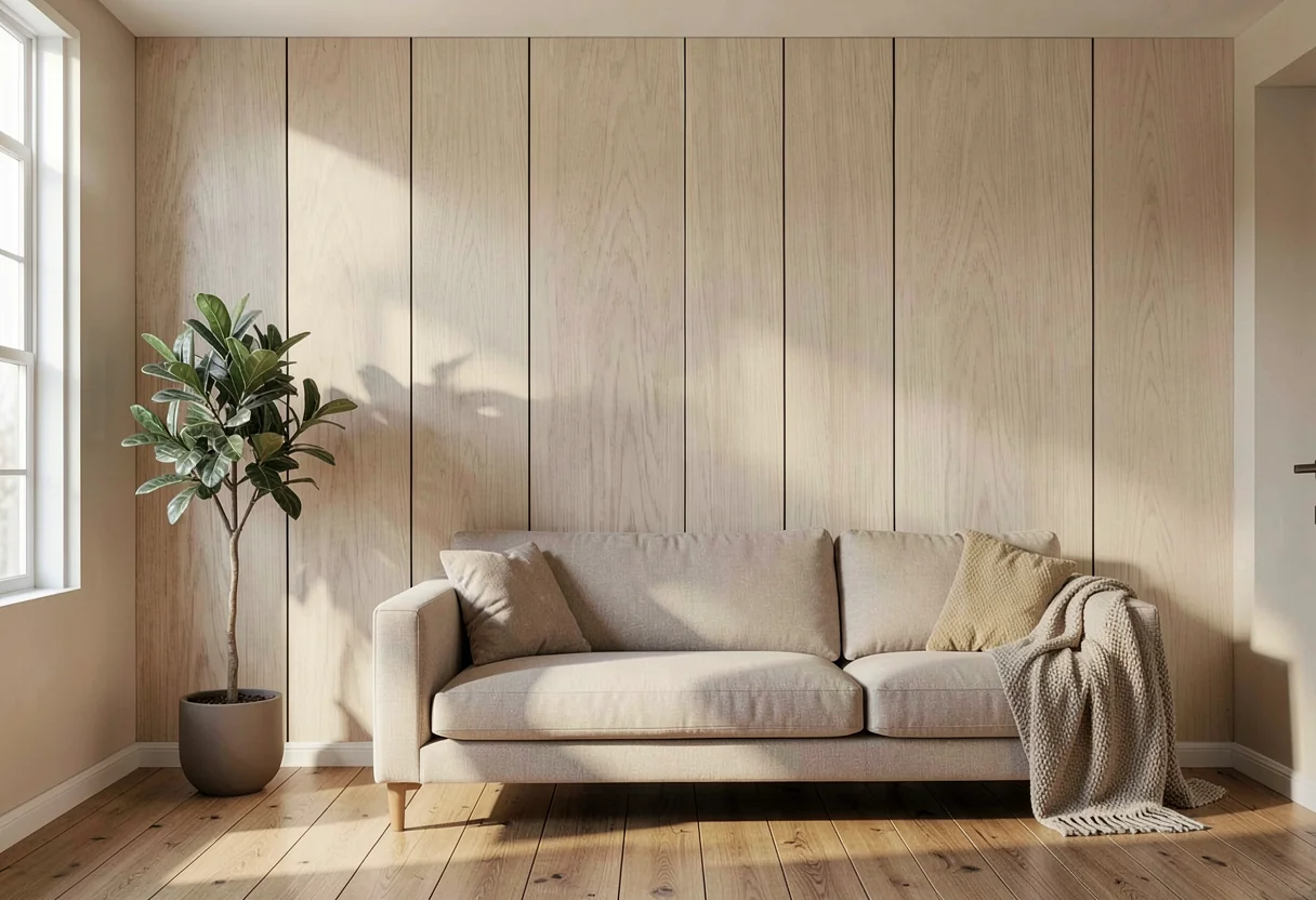 Полированное дерево FOMI-POLISHED-WOOD-SUNSET-YELLOW в интерьере