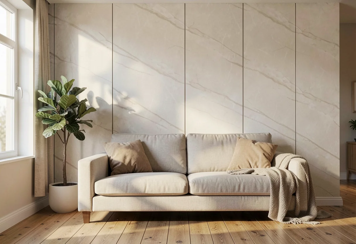Полированный камень FOMI-POLISHED-STONE-CASTOL-WHITE в интерьере