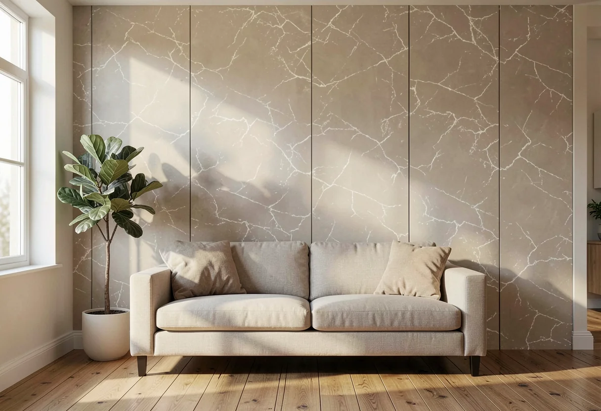 Тёсаный камень FOMI-CHISELED-STONE-ANDES-YELLOW в интерьере